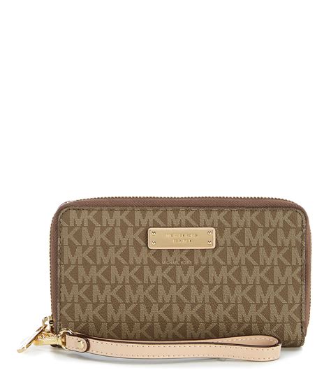 light brown michael kors wallet|Michael Kors rfid wallet.